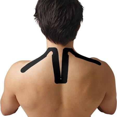 SpiderTech Neck One Piece Pre-Cut Tape, Black