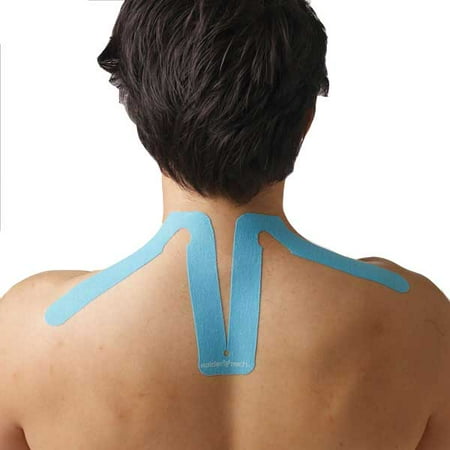 spidertech kinesiology tape (neck) - gentle soft pink