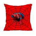 thumbnail image 1 of SpiderWeb Printed Cushion Covers Hidden zipper closure Double Sided Decorative Pillowcases Front Back Both Painted Superhero Cartoon Car decoration Home Sofa 18X18inch(45X45CM), 1 of 4