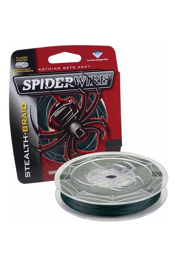 Stealth® Braid Fishing Line, Moss Green, 15 lb Test Strength, 125 yd