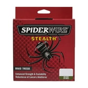 SpiderWire Stealth  Braid Fishing Line, Moss Green, 50 lb Test Strength, 500 yd