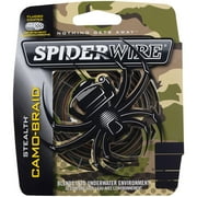 SpiderWire Stealth® Camo Braid™ Fishing Line, Camo, 6 lb Test Strength, 125 yd