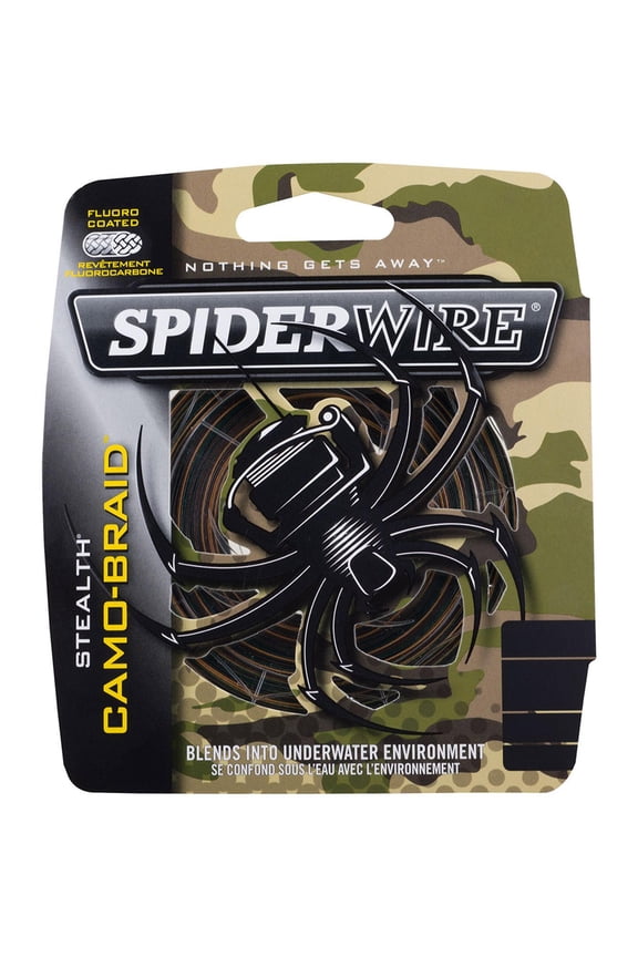 Stealth® Camo Braid™ Fishing Line, Camo, 8 lb Test Strength, 125 yd