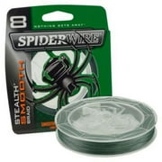 SpiderWire Stealth  Smooth Braid Fishing Line, Moss Green, 10 lb Test Strength, 125 yd