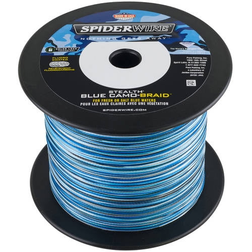 SpiderWire Stealth® Superline, Blue Camo, 10lb