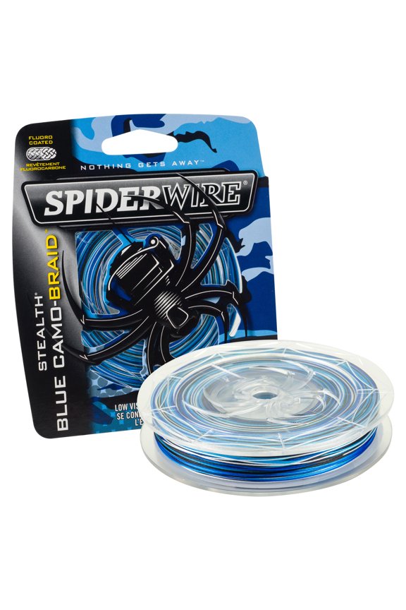Stealth® Blue Camo Braid Fishing Line, Blue Camo, 65 lb Test Strength, 200 yd