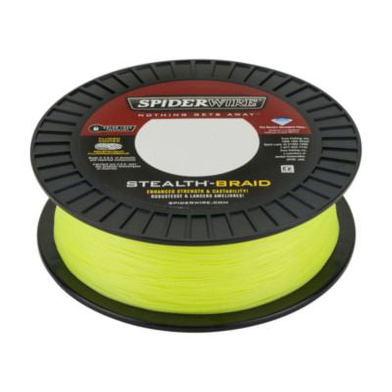 SpiderWire Stealth® Superline, Hi-Vis Yellow, 65lb
