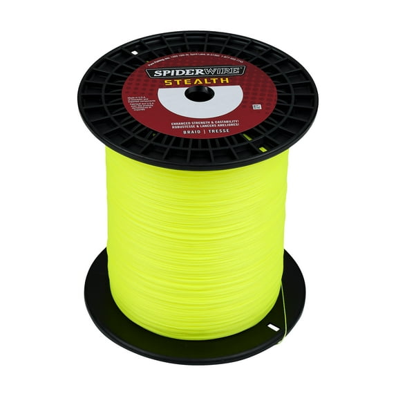 SpiderWire Stealth® Superline, Hi-Vis Yellow, 80lb | 36.2kg Fishing Line