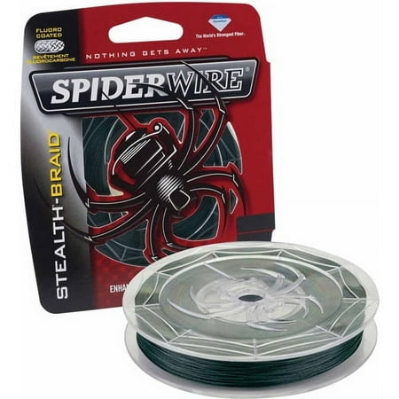 SpiderWire Stealth® Braid Fishing Line, Moss Green, 100 lb Test Strength, 250 yd