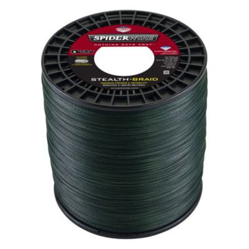 SpiderWire Stealth Braided Fishing Line 30lb 1500yd Moss Green