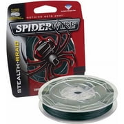 SpiderWire Stealth  Braid Fishing Line, Moss Green, 8 lb Test Strength, 125 yd