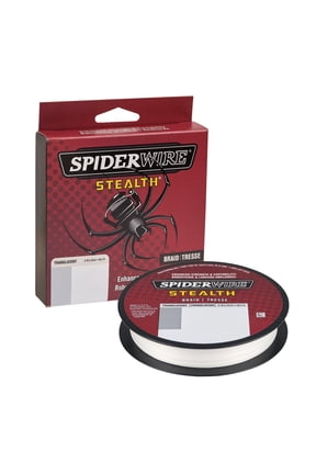 Stealth® Translucent Braid Fishing Line, Translucent, 20 lb Test Strength, 125 yd