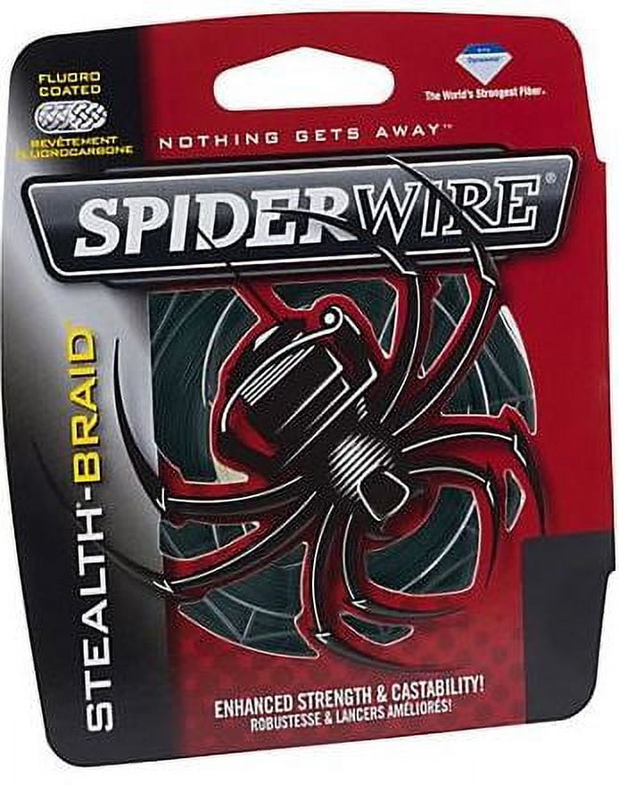 SpiderWire Stealth Translucent Braided Fishing Line, 8lb, 125 Yards