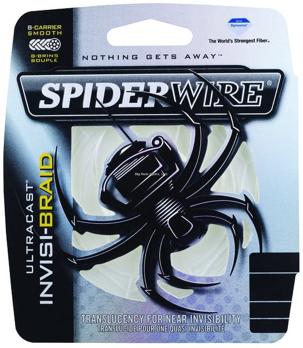 SpiderWire Ultracast® Invisi-Braid™ Superline, Translucent, 65lb Line 