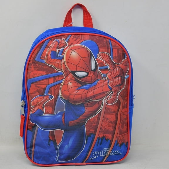 Spiderman 11" Mini Backpack- MPB0ZVAUSMIR00