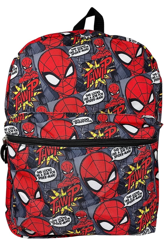 Spiderman 16 inches Allover Print Large Backpack- VERP
