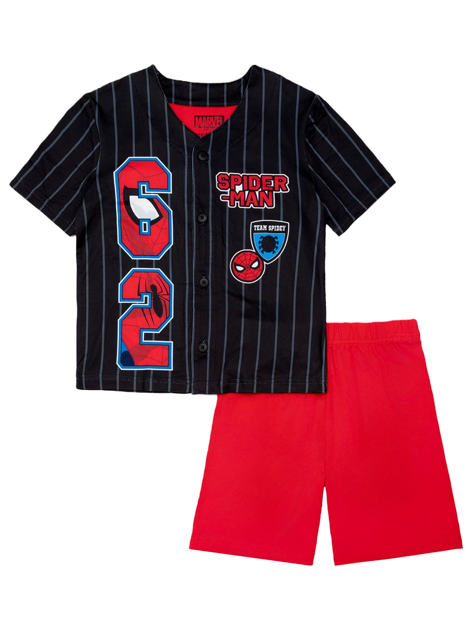 Maglietta Marvel Spiderman Classic Per Bambini E Ragazzi - T-Shirt Unisex A Maniche Corte Con Stampa Ufficiale - 3