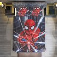 Spiderman 3 Piece Sets Full/Queen Size Reversible Microfiber Quilts