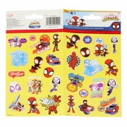 Spiderman 4pc Cute Sticker Sheets Kids Art Supplies Ages 3 and Up