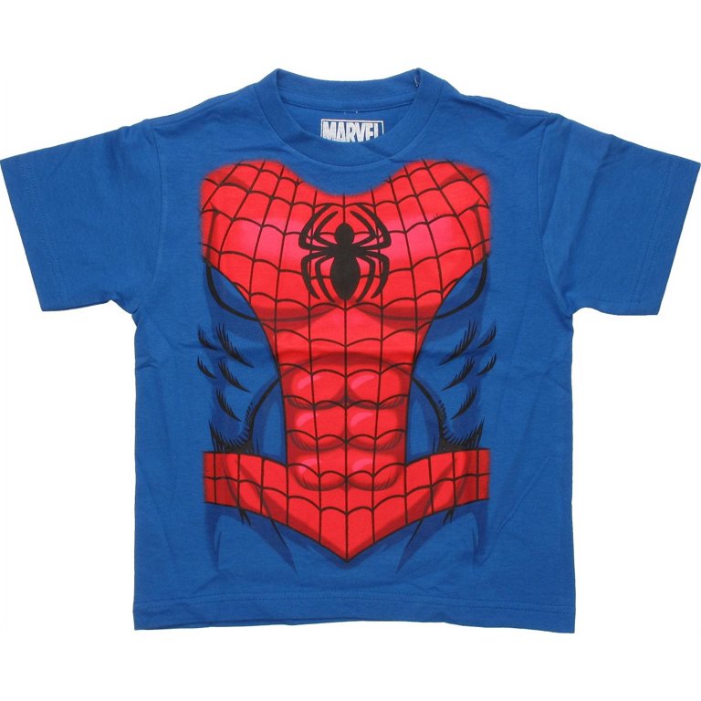 Spiderman Abs Costume Juvenile T Shirt