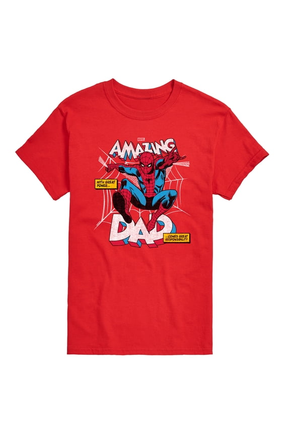 Spiderman - Amazing Dad - Men's Short Sleeve Graphic T-Shirt