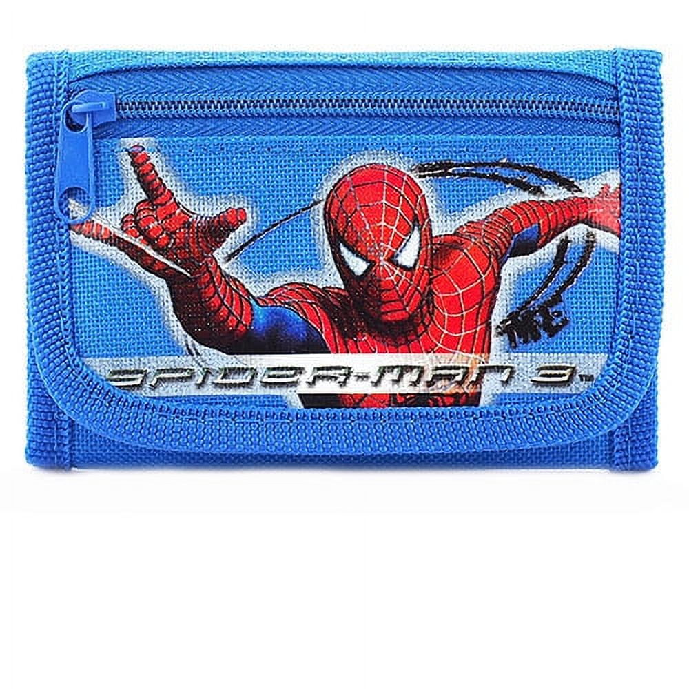 Marvel Men s Novelty Trifold Wallet Blue