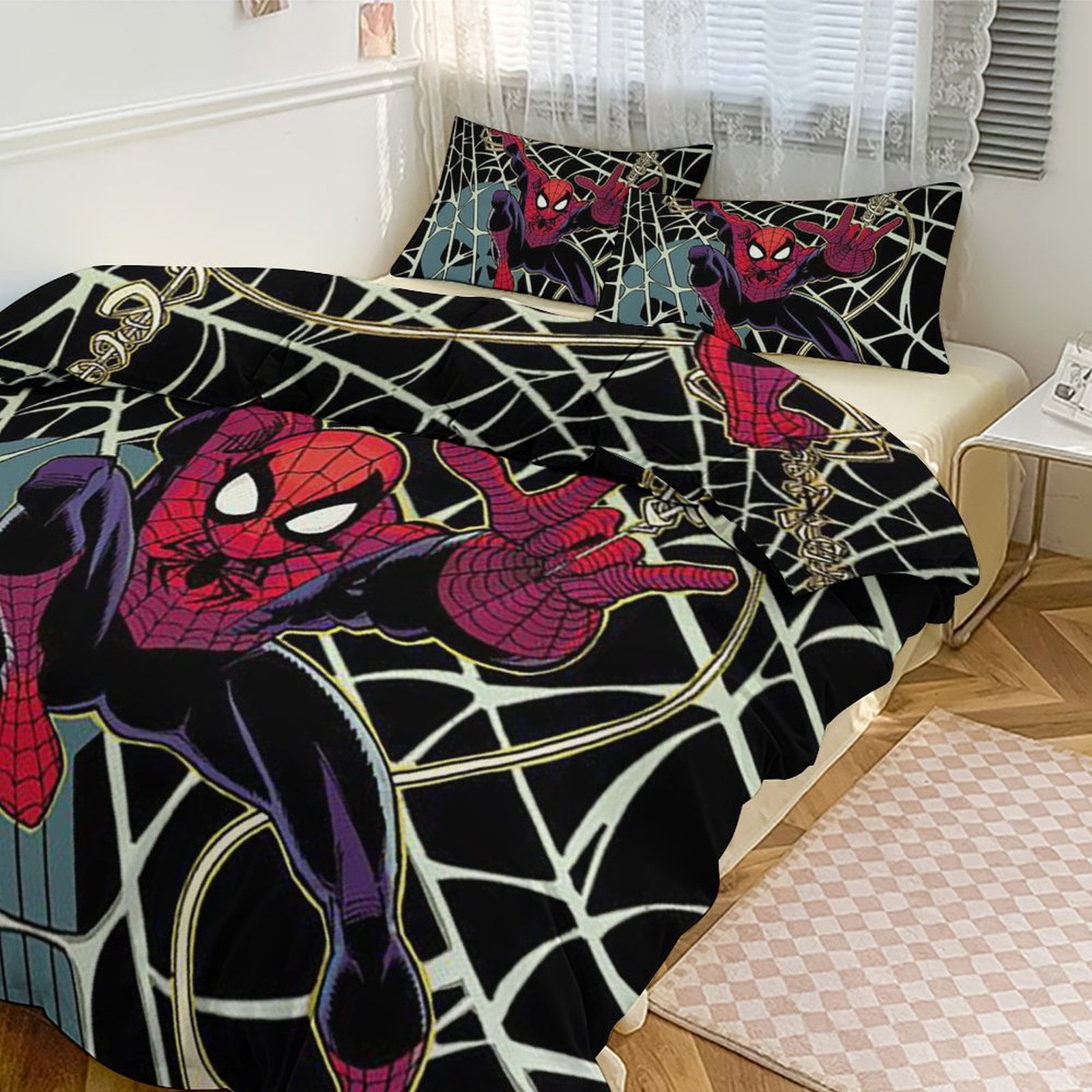 Spiderman Bedding Set for Kids Spiderman Merch for Boys Girls Queen ...