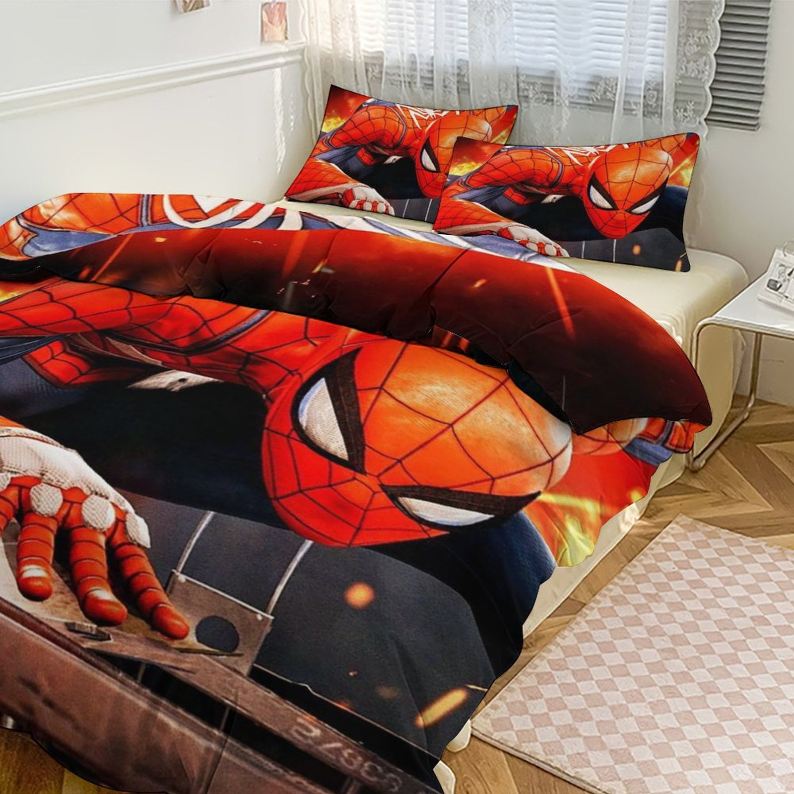 Spiderman Bedding Set for Kids Spiderman Merch for Boys Girls Twin