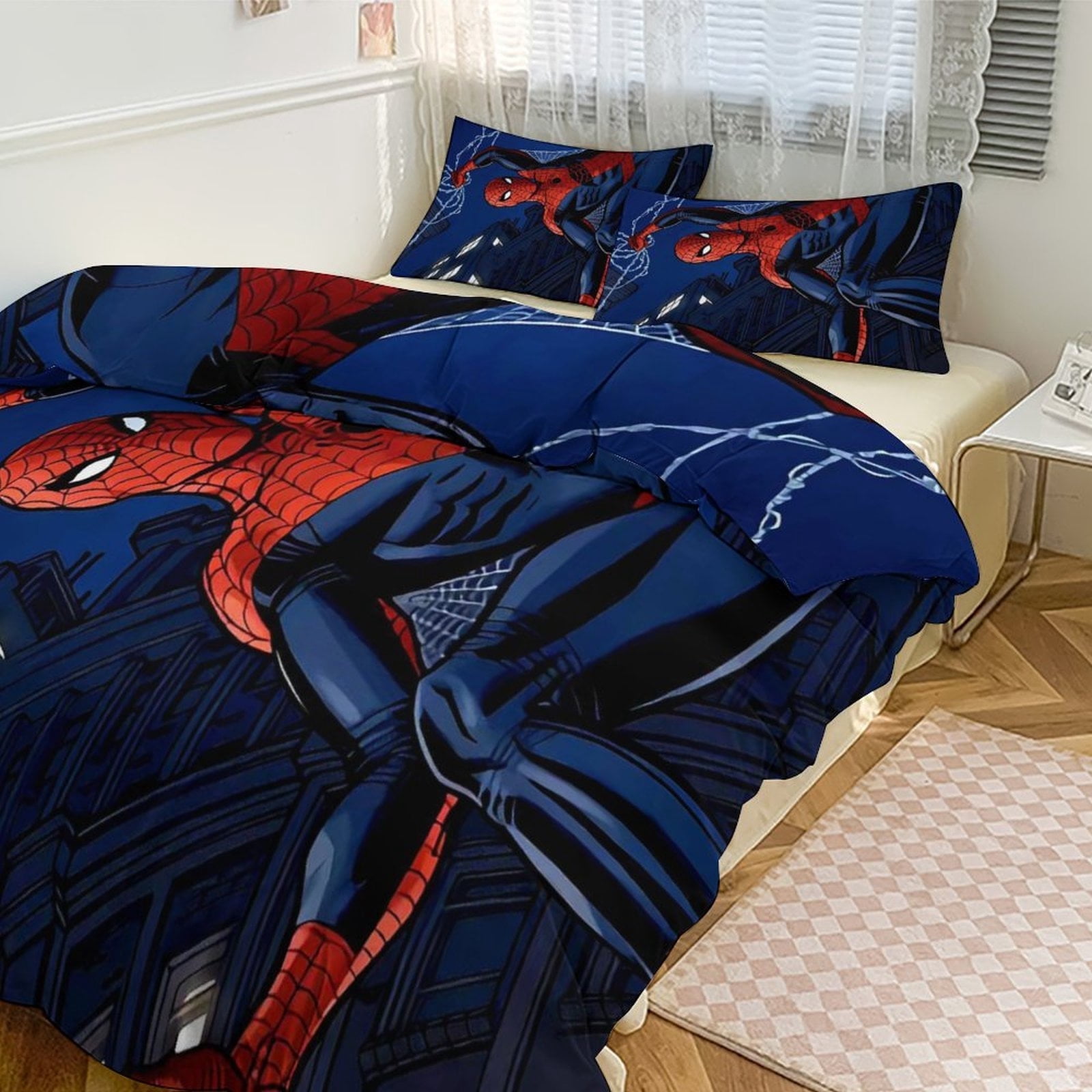 Spiderman Bedding Sets for Kids Men Women Full Size Comforter Set 3pcs ...