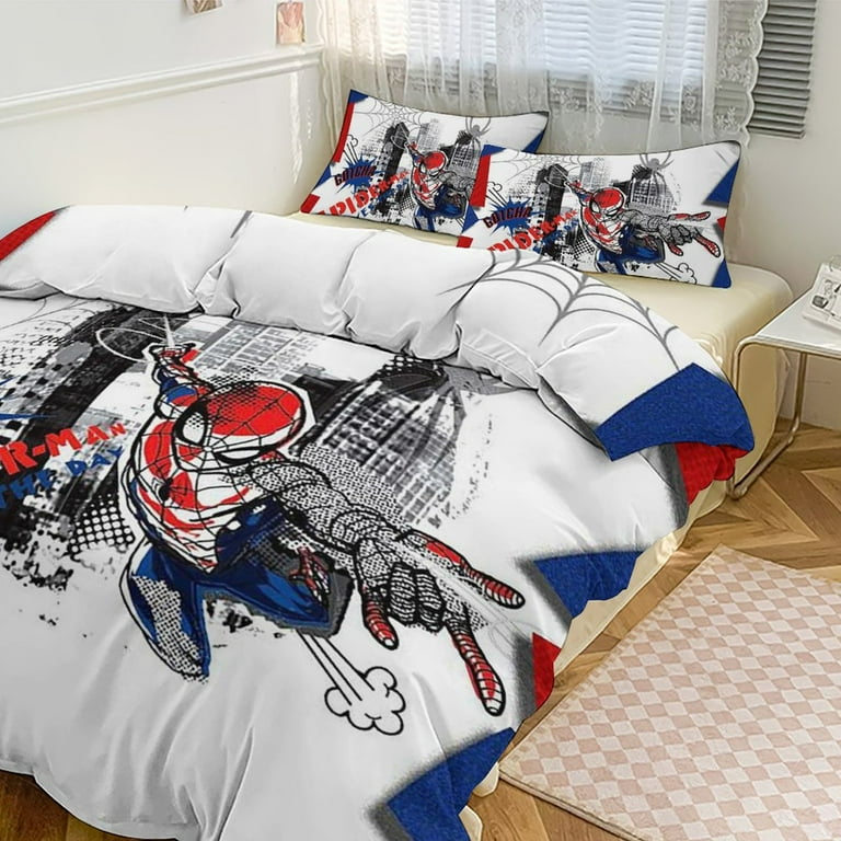Spiderman single bedding set 2025