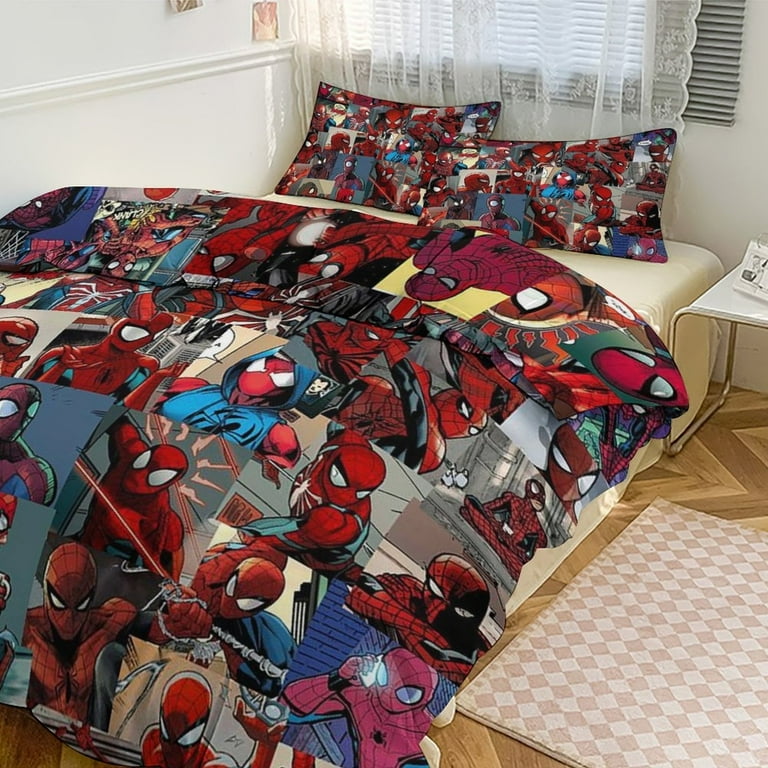 Full size spiderman comforter set clearance