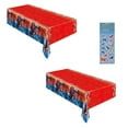 thumbnail image 1 of Spiderman Birthday Party Supplies Bundle Includes Plastic Table Covers - 2 Count, 1 of 4