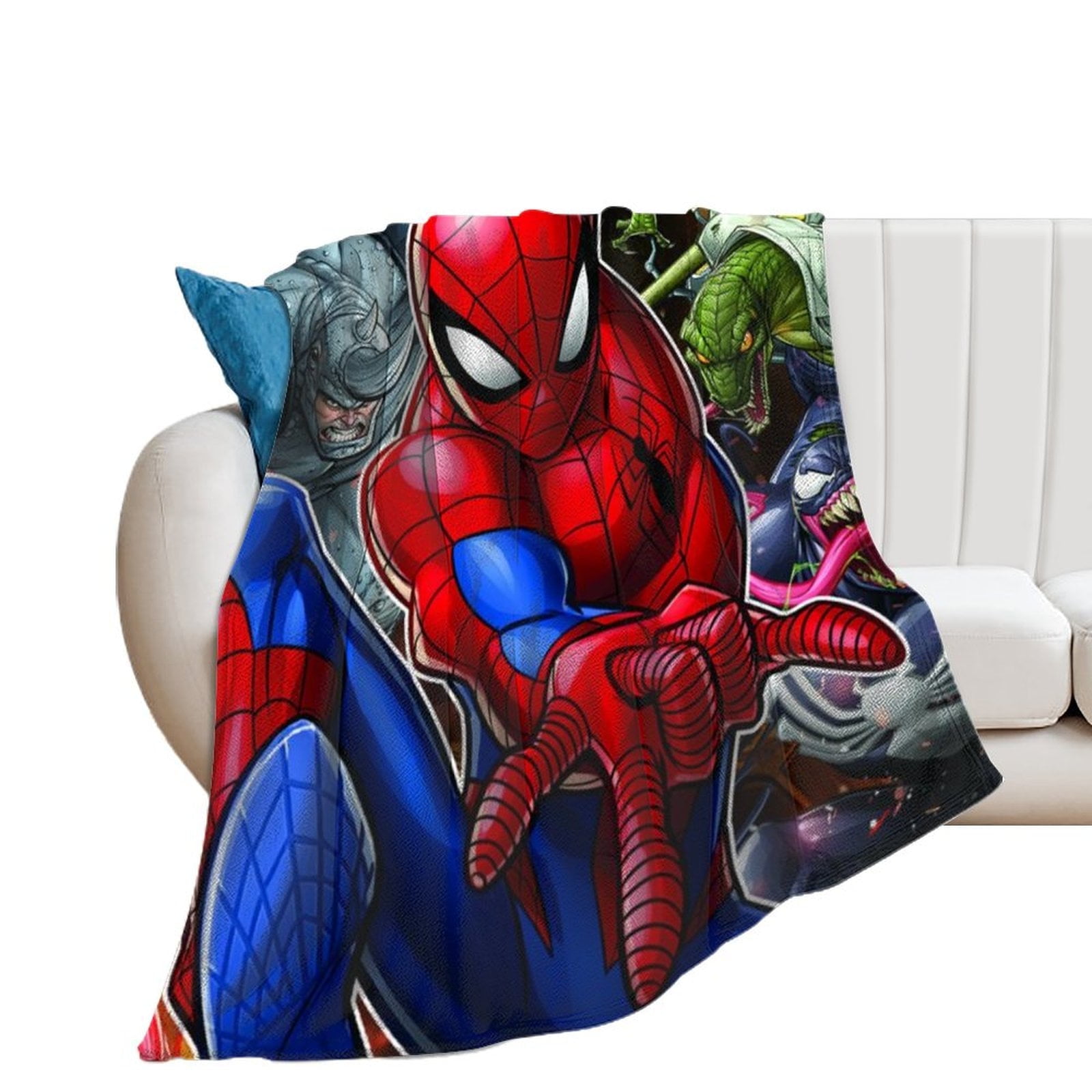 Spiderman Blanket Soft Cozy Throw Blanket Plush Lightweight