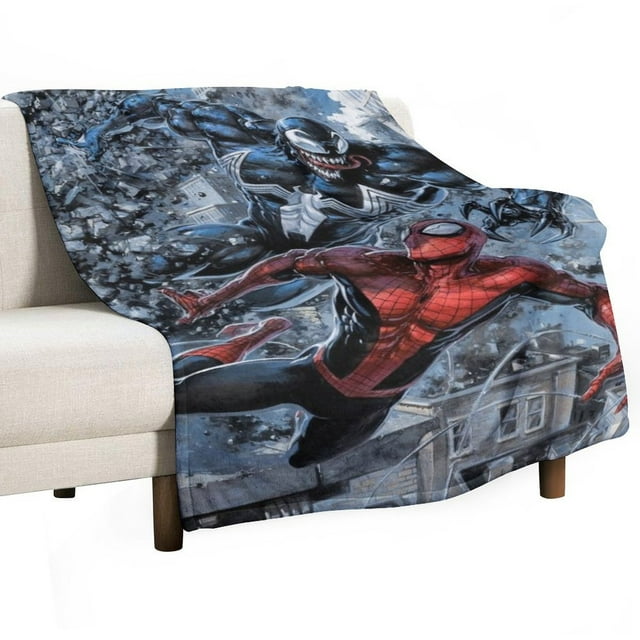 Spiderman Blanket UltraSoft Flannel Plush 300g Superhero Comic