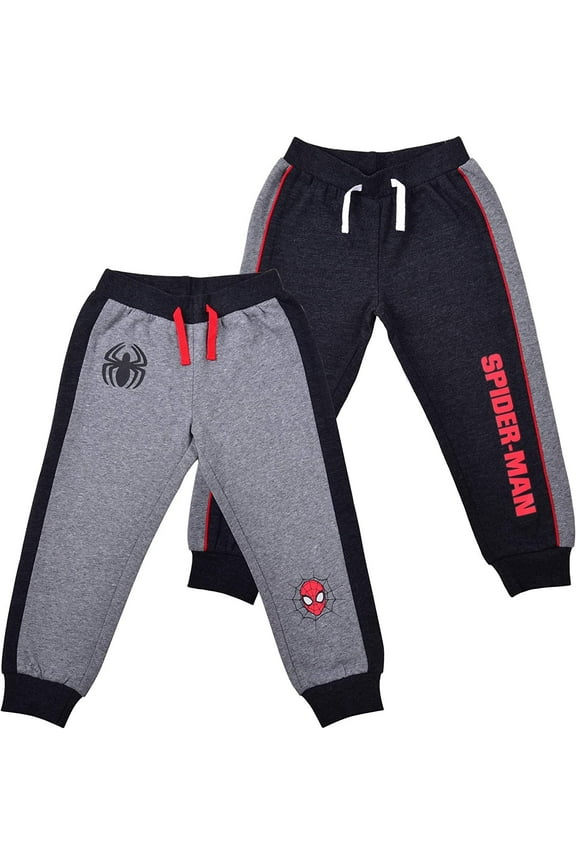 Spiderman Boys 2 Pack Joggers, 4-7