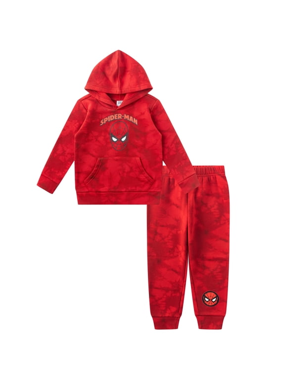 Spider-Man Hoodie and Pants Set (Boys), 2 Piece Set, Sizes 2T-10