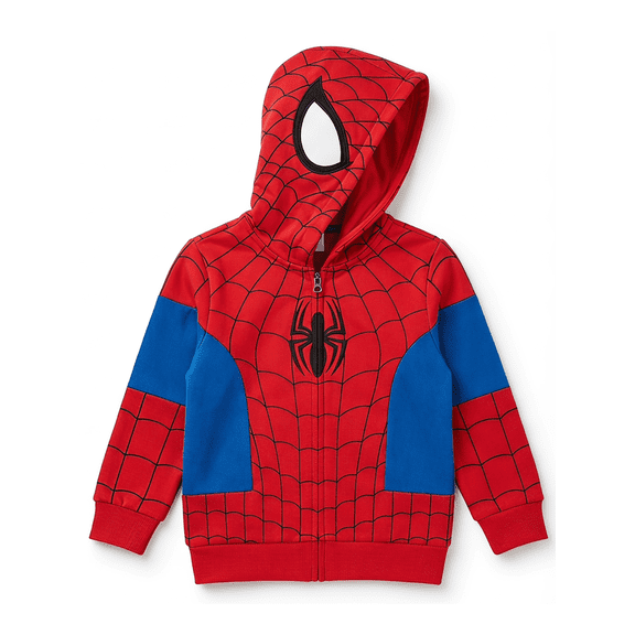 Spiderman Boys' Costume Hoodie, Sizes 2T-16