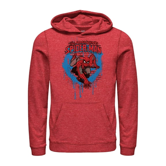 Spiderman Boys Graphic Long Sleeve Hoodie, Sizes 4-18