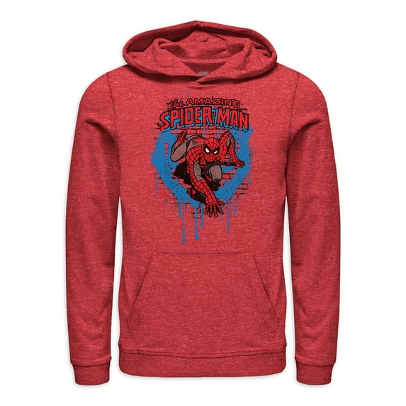 Spiderman Boys Graphic Long Sleeve Hoodie, Sizes 4-18