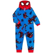 Spiderman Boys Hooded Sleeper, Sizes 4-12