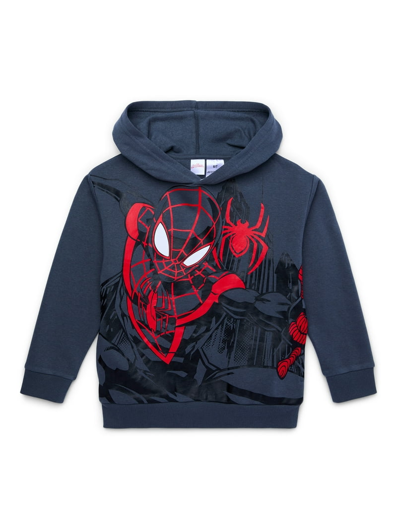 Spiderman Boys Hoodie, Sizes 4-18 - Walmart.com