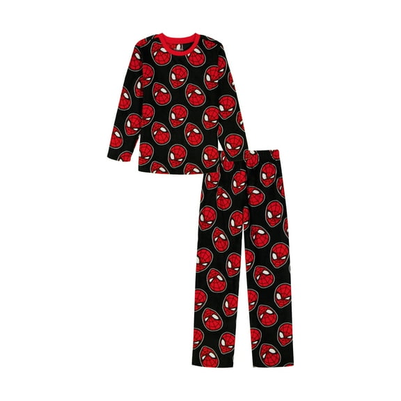 Spider-Man Boys Long Sleeve Top and Pants Pajama Set, 2-Piece, Sizes 4-12