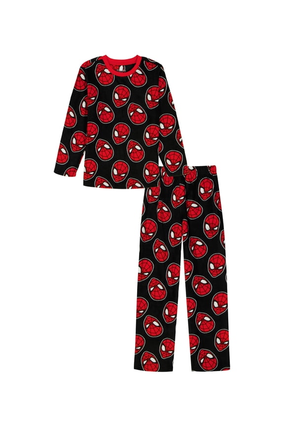 Boys Long Sleeve Top and Pants Pajama Set, 2-Piece, Sizes 4-12