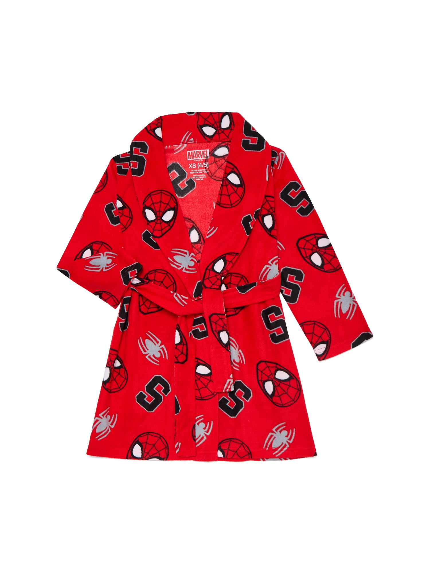 Spider-Man Boys Holiday Fleece Robe, Sizes 4-12 - Walmart.com