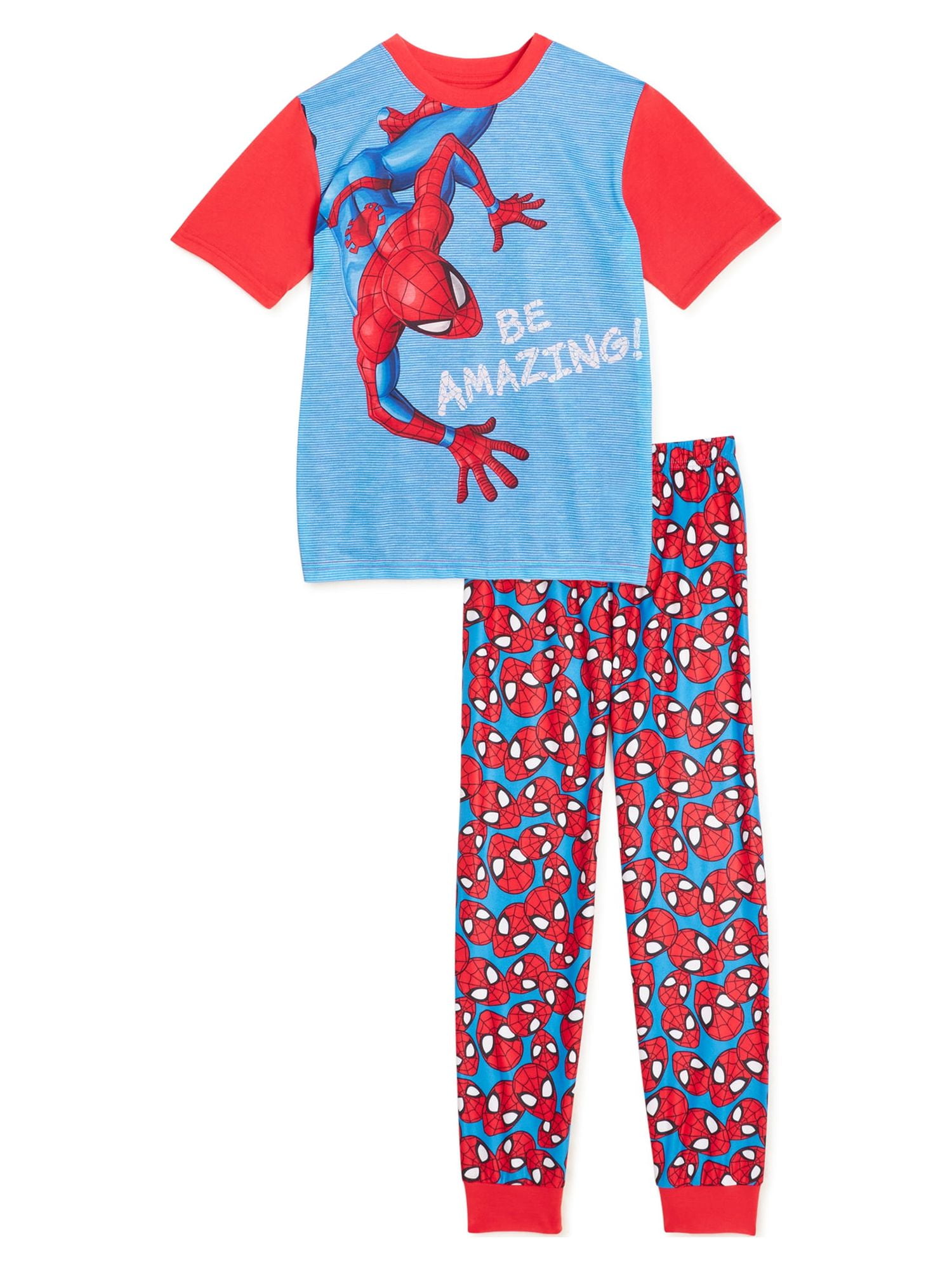 Spiderman Boys Short Sleeve Pajamas 2 Piece Set Kuwait Ubuy