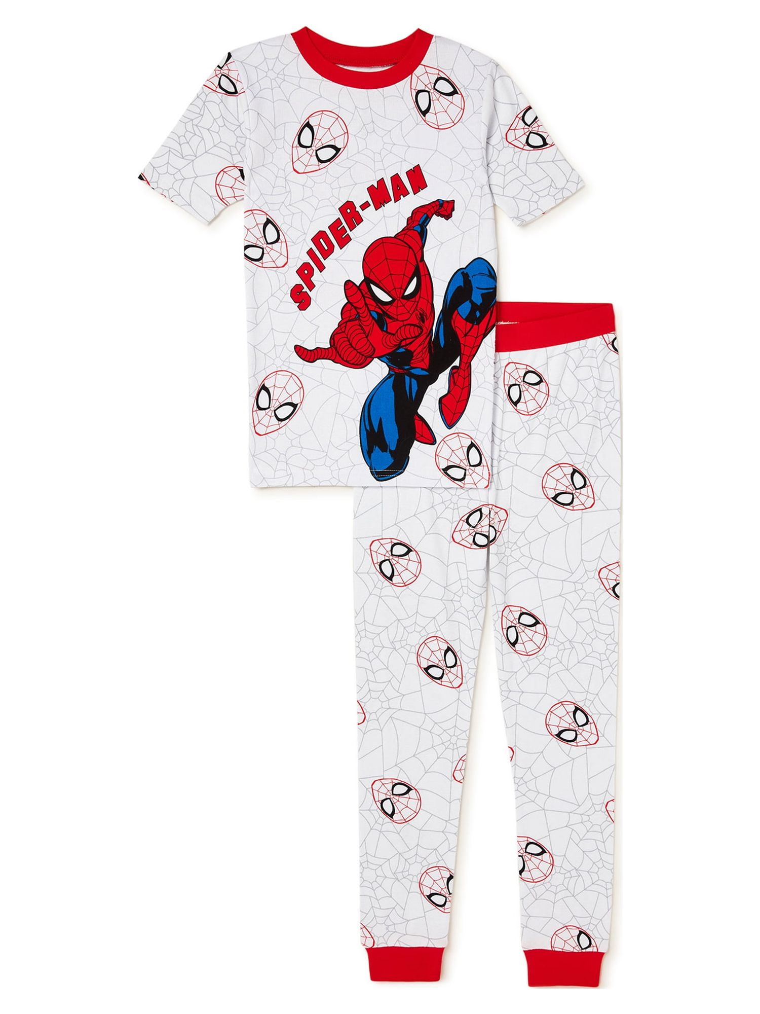 Spiderman 2 piece set Pajamas Sleepwear New Size Child 10 -12