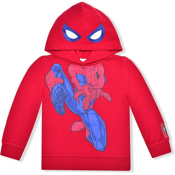 Spiderman Boys Single Roleplay Pullover Hoodie, 4-9