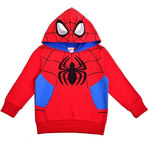 Marvel Spider-Man Long Sleeve Fleece Hoodie (Boys), Sizes 2T-14