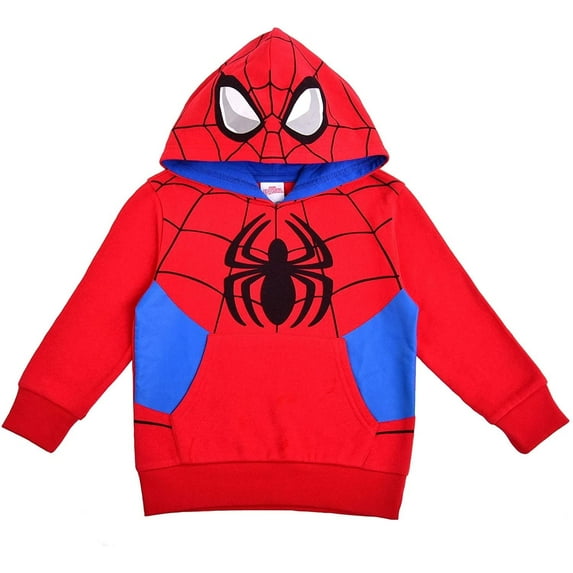 Marvel Spider-Man Long Sleeve Fleece Hoodie (Boys), Sizes 2T-14