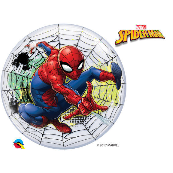 Spiderman Bubble Balloon 22"